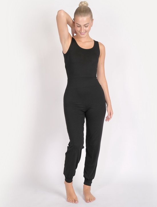 Namastae® Yoga kleding dames | Yoga | Jumpsuit | Yoga jumpsuit dames | Zwart | Maat 36/38 | Maat M