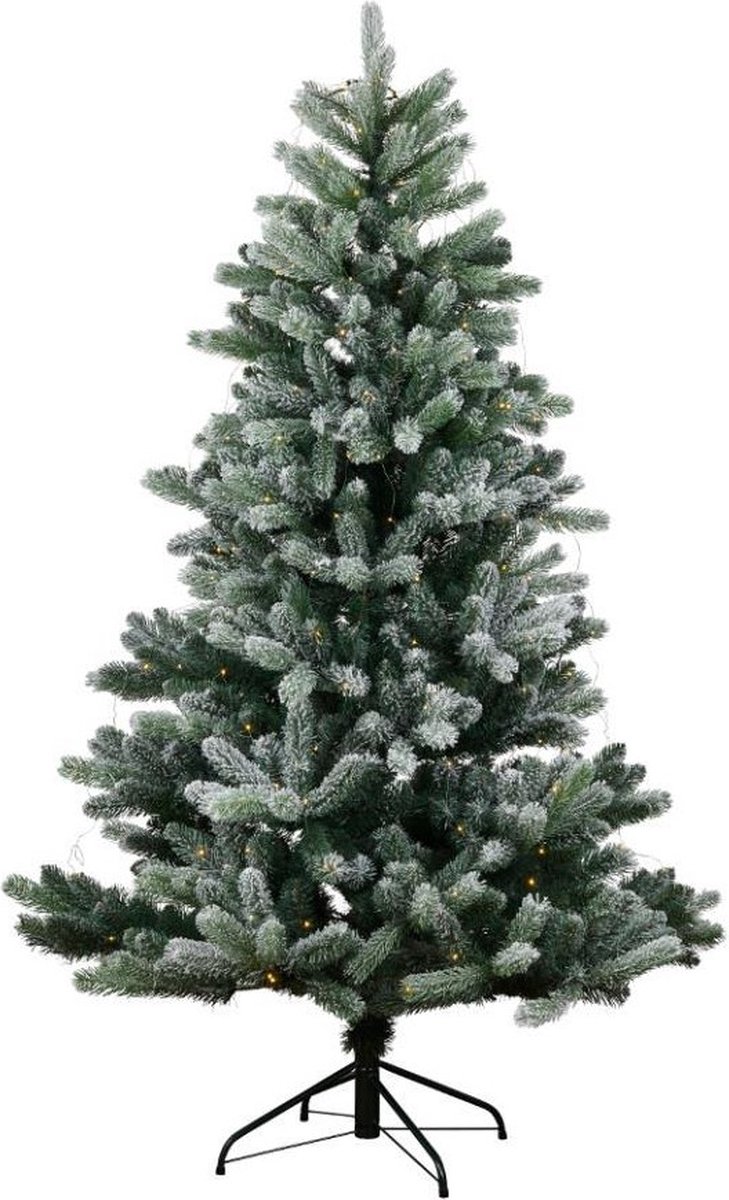 Sirius anton kerstboom sneeuw groen Hoogte 2.4m met 312 leds