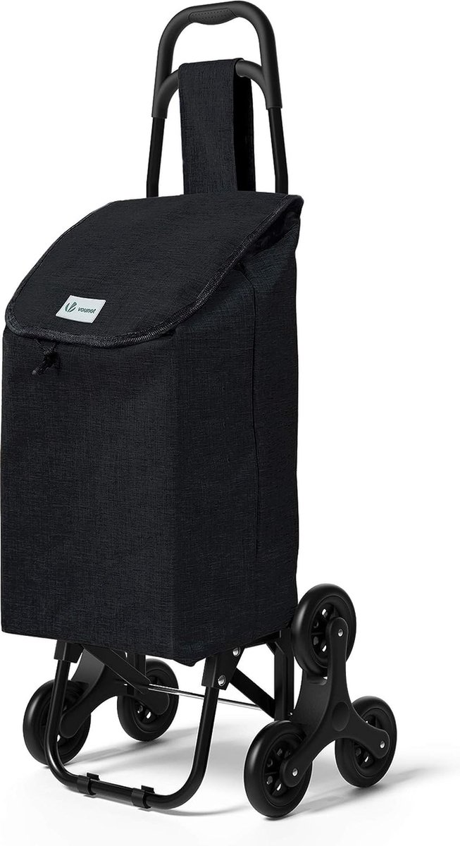 Boodschappenwagentje met 3 wielen, 32 l