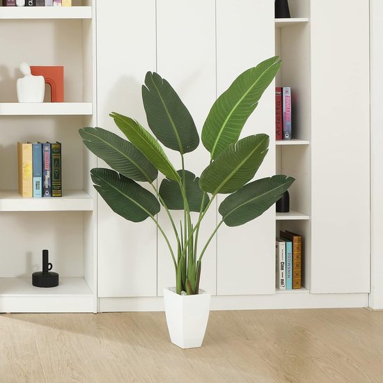 Mica Decorations Kunstplant Bananenboom in Pot - H180 x 30 cm - Groen | Leen Bakker Mica Decorations Kunstplant Bananenboom in Pot - H180 x 30 cm - Groen | Leen Bakker