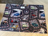 tapis de jeu Racing Fun - tapis de jeu Racing Fun - tapis de jeu - tapis pour enfants - 140 x 200 cm - lavable - antidérapant