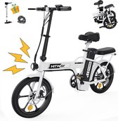 Hitway BK5 Elektrische Fiets - Opvouwbaar E-Bike - 250W- 8,4Ah - Wit