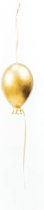 Housevitamin Ballonhanger goud - Groot - Glas - 6,5x10,5 cm Ballon Ornament Decoratie