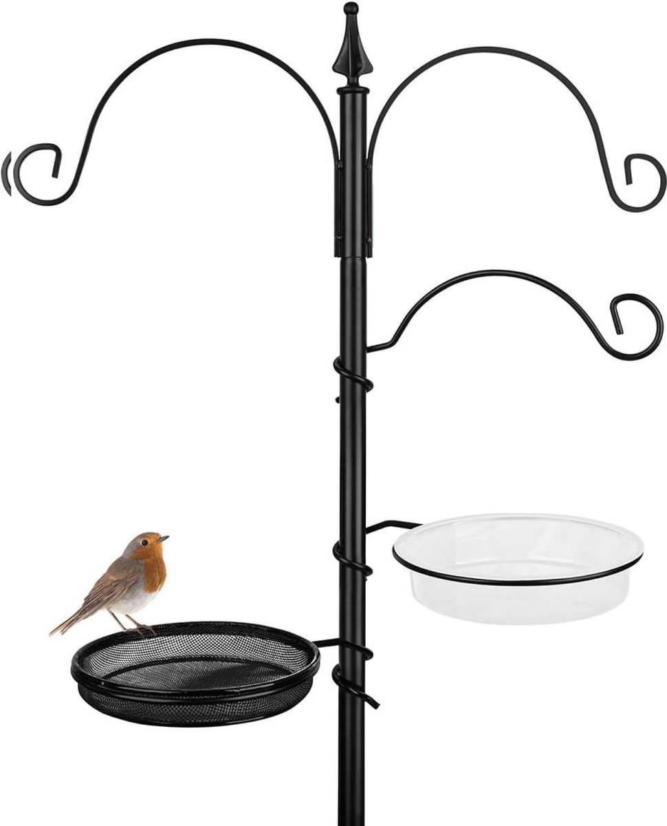 Hängekorbkette 66 Cm – 4 Stück, Schwarz – Zum Aufhängen Von Vogelfutter, Pflanzen, Laternen & Deko