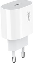 QIHANG Adapter USB-C - 20W - Model QH-Z50 - Snellader - Incl. lightning kabel - Oplader - Stekker - Oplaadstekker - Quick charge 3.0 - Fast Charger - Wit - Universeel - Geschikt voor iPhone tot 14