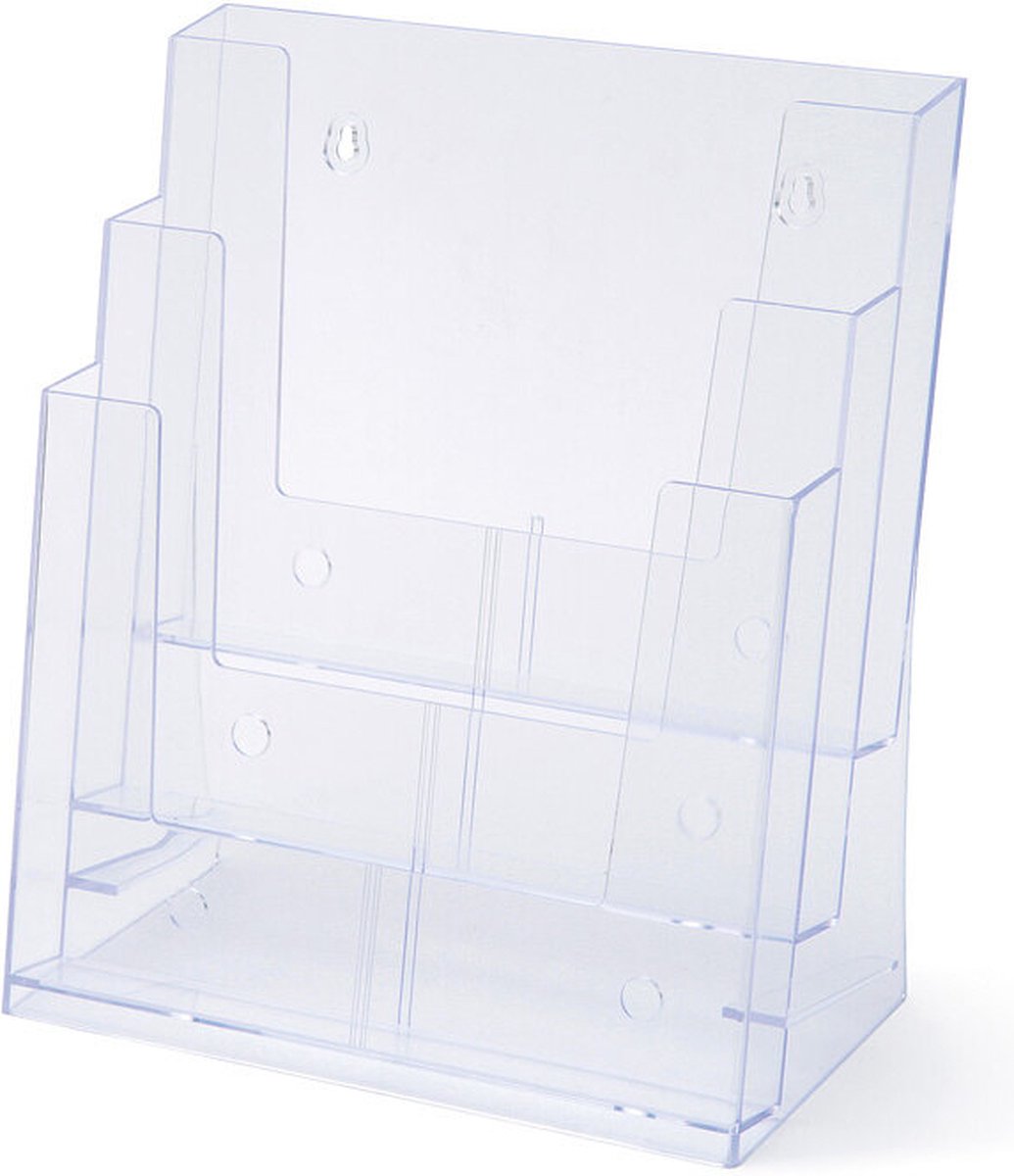 Scritto® Folderhouder Counter/Wandmontage 3x A4 Portrait - 3DA4P