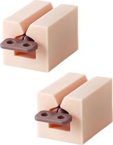 AliRose - Tandpasta Roller - Haal Het Maximale Uit Uw Tube - Gemakkelijk In Gebruik - 2 Stuks - Roze