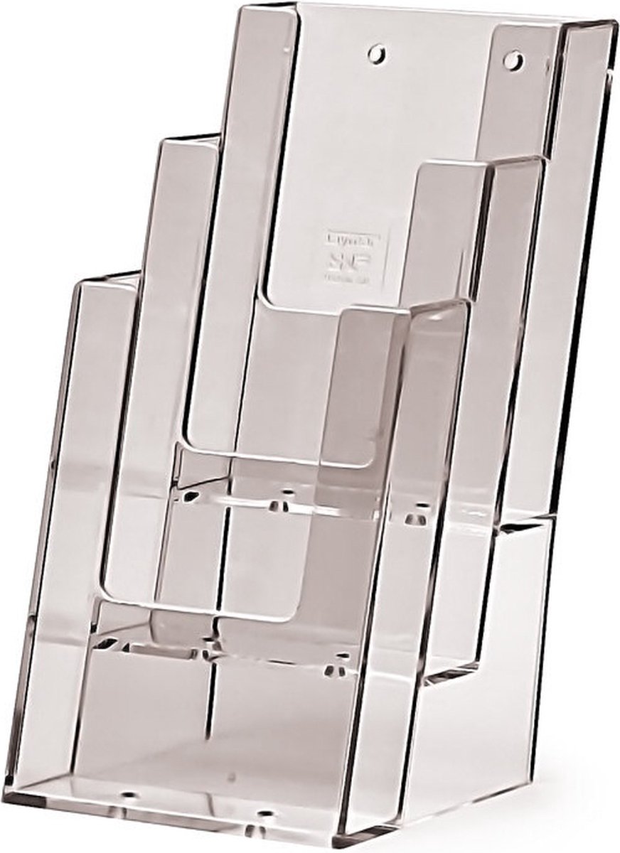 Taymar® Folderhouder Balie/Wand 3x 1/3 A4 Portrait - 3C104
