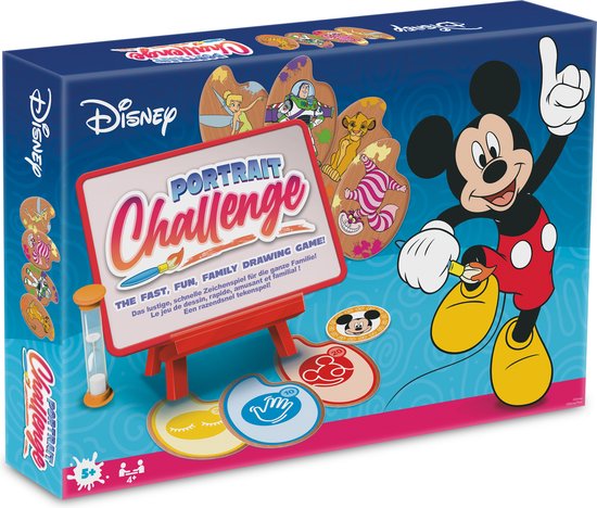 Foto: Shuffle disney portrait challenge bordspel familiespel tekenen 5 jaar