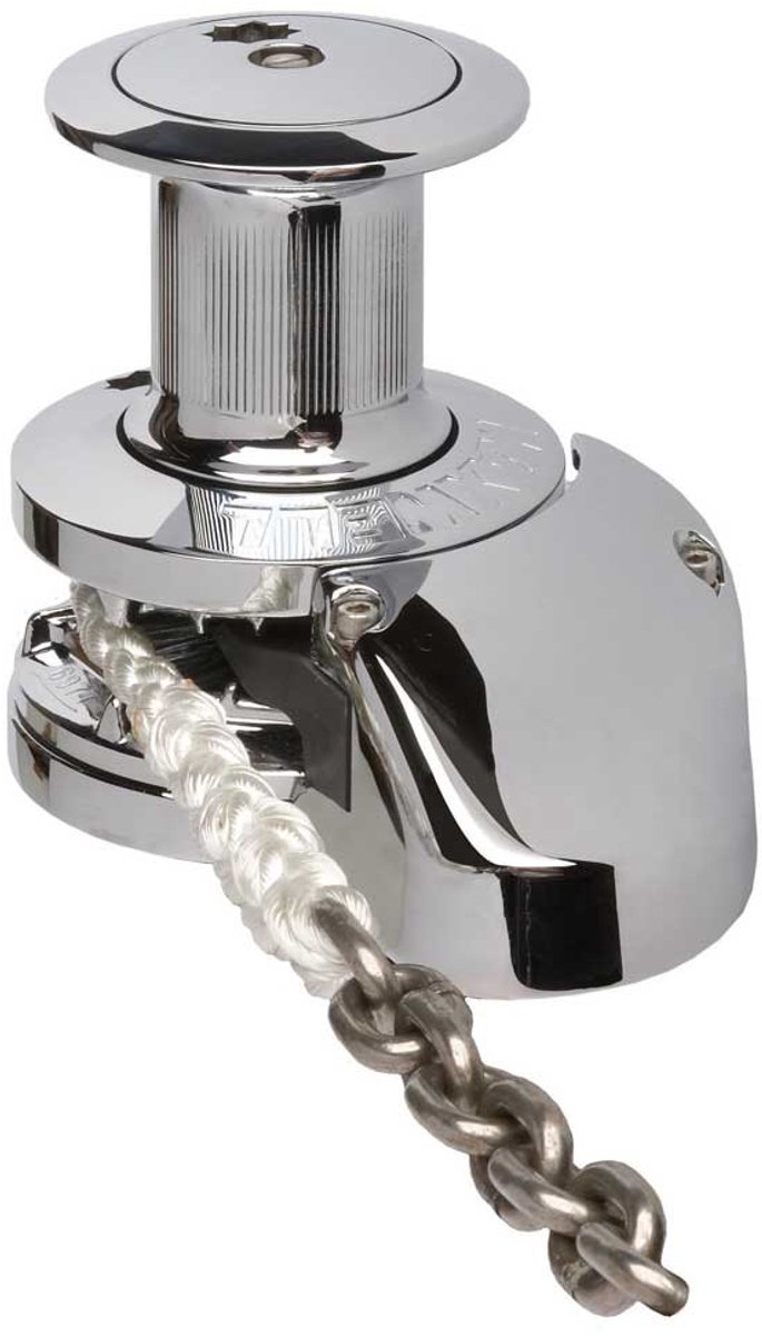 Maxwell Rc10-8 100tdc Cw Ankerlier Poelie + Trommel 24v 1000w Zilver