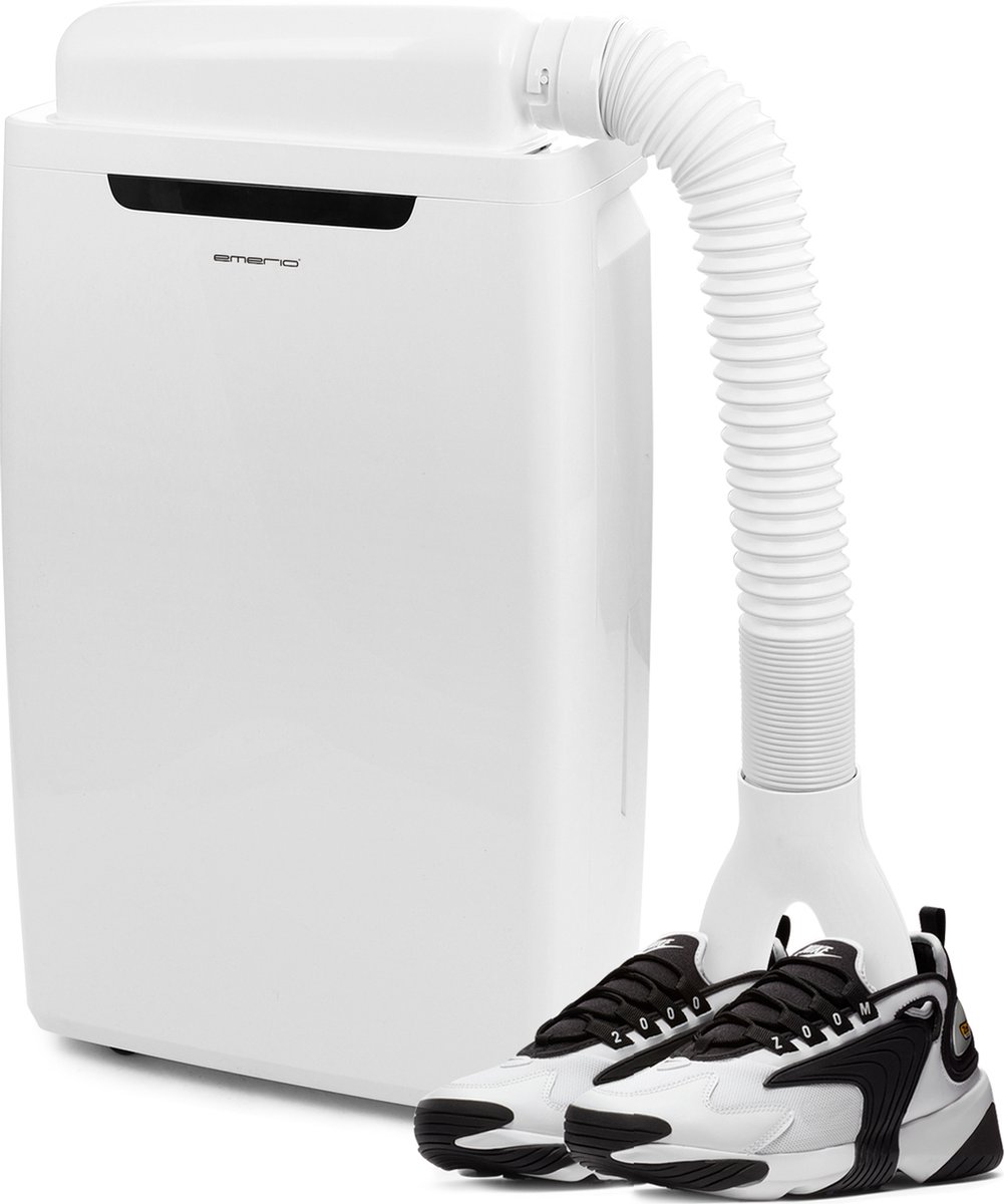 Emerio DH-127463 -Luchtontvochtiger + schoendrogerfunctie 25 l/dag automatische stop wanneer vol kamergrootte tot 50 m² led-display timer droogfunctie voor kleding tegen vocht en schimmel