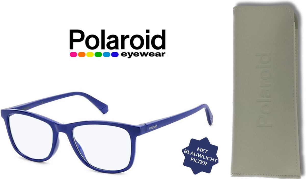 Leesbril Polaroid PLD0033 Met Blauw Licht Filter-Blauw Polaroid-+2.50