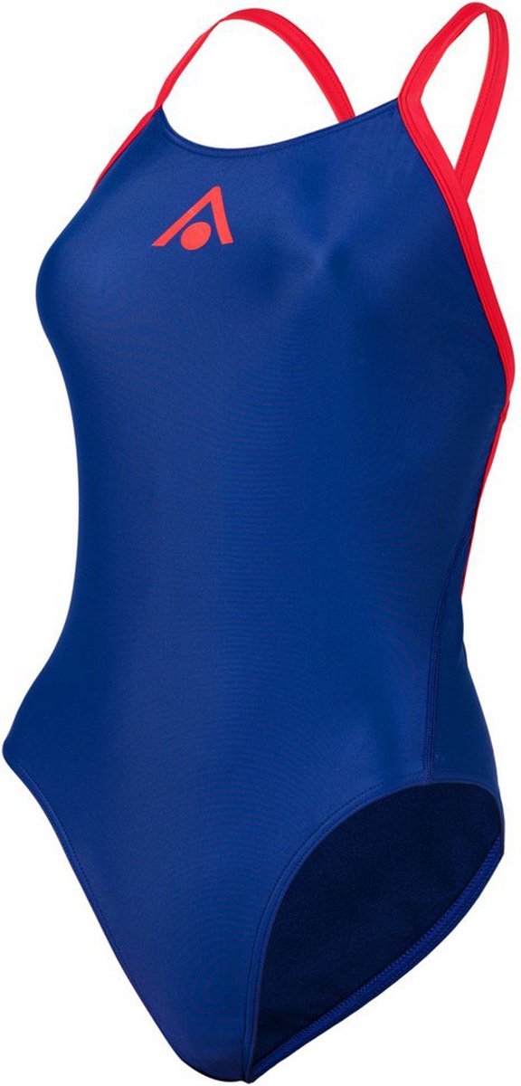 Aquasphere Essential Wide Back - Badpak - Dames - Blauw/Rood - 42