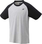 Yonex 0 Korte Mouwen T-shirt Grijs S Man