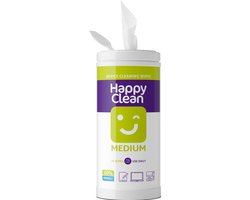 Happy Clean Screen Wipes - 70 Stuks - Vochtige Doekjes voor Middelgrote Devices zoals Laptop, Toetsenbord en iPad