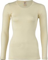 Chemise femme laine mérinos - manches longues - manches longues - Engel Natur - IVN Best Certified - Wit cassé - 42/ 44 Large