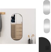 vidaXL Wandspiegel - Wandgemonteerd - 25 x 60 cm - Heldere weerspiegeling - Klassiek ontwerp - Veelzijdige toepassingen - Inclusief montagehandleiding (Geen schroeven en pluggen) - Materiaal- glas - Dikte- 4 mm - Spiegel