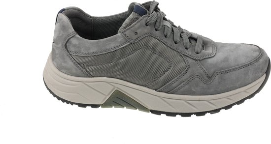Pius Gabor rollingsoft sensitive 8002.10.03 - heren rollende wandelsneaker - grijs - maat 46 (EU) 11 (UK)