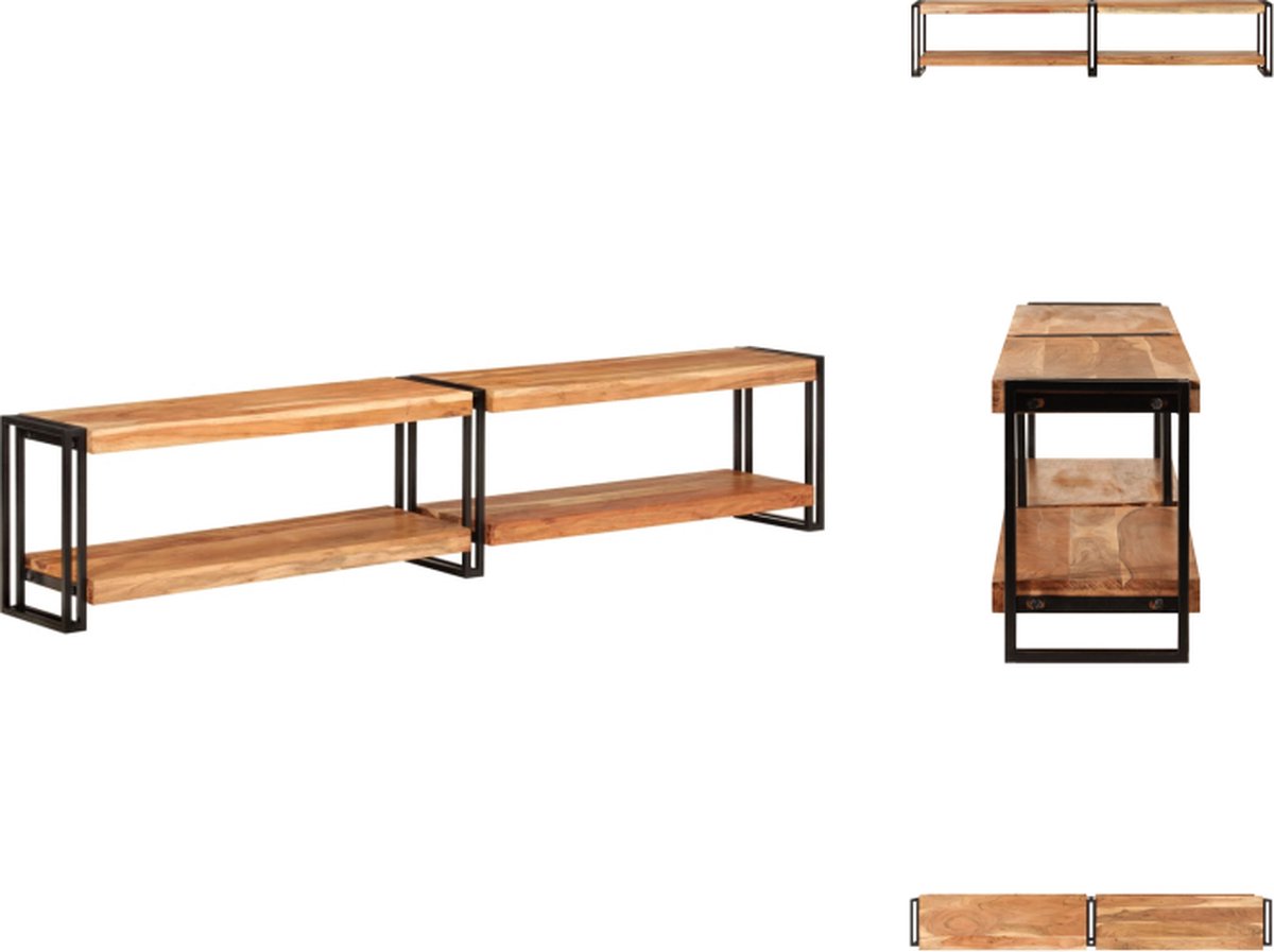 VidaXL Tv-meubel Berkeley Acaciahout 200x30x40 cm Kast