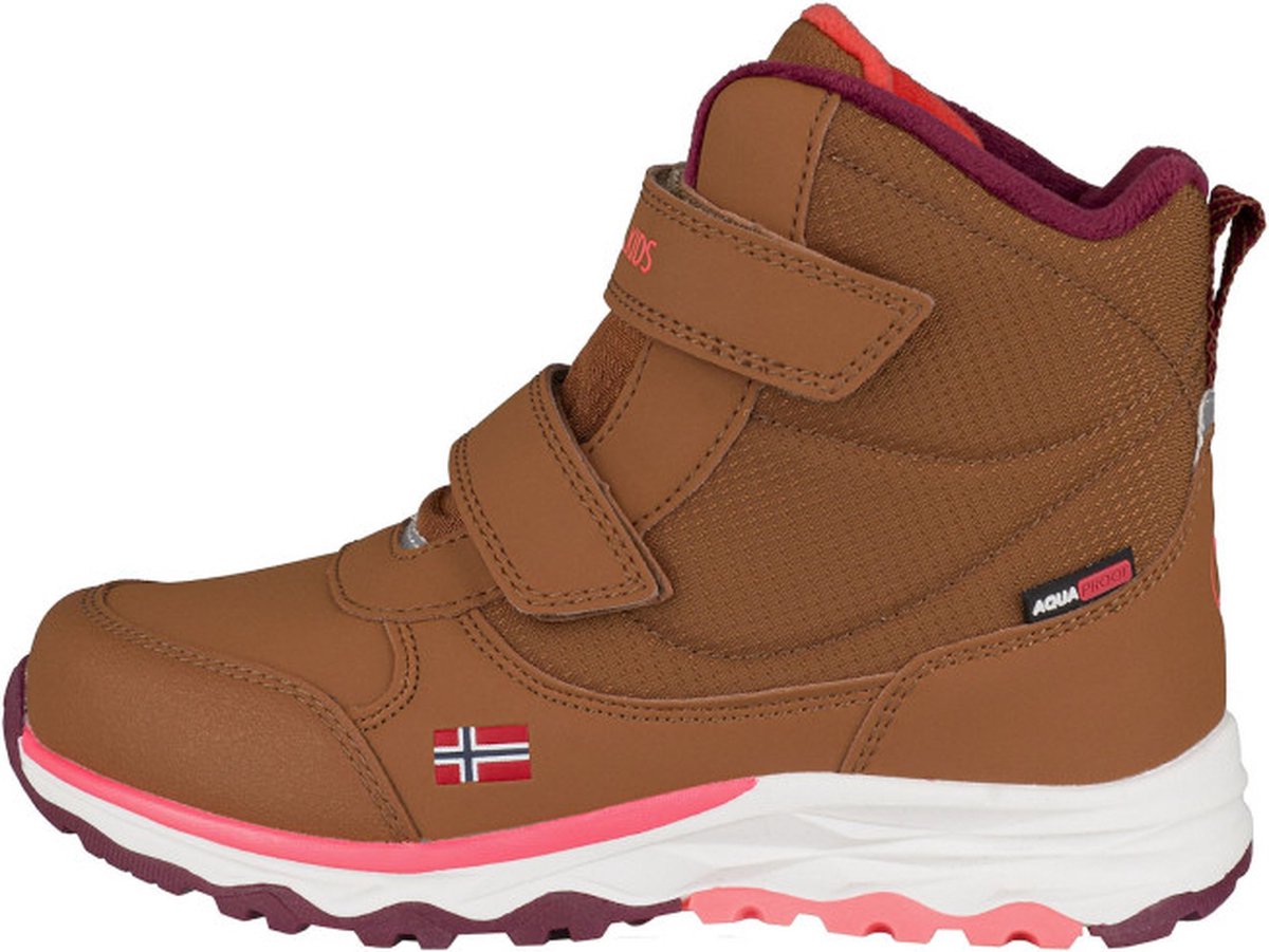 Trollkids Hafjell Winter Boots Winterschoenen Kinderen Caramel / Redwood 33 Zalm