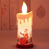 Go4pro LED Kaars Kerstman - Kerst - Kerstversiering decoratie binnen - Kerstcadeau - Kerst - Exclusief batterijen!