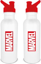 MARVEL - Logo - Metalen Drink Fles 700ml