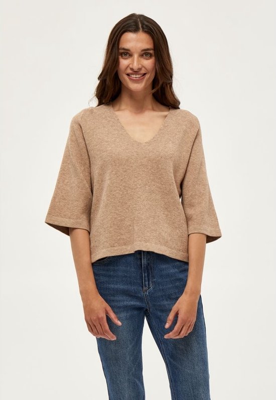 Foto: Peppercorn rosalia 3 4 sleeve knit pullover warm sand melange