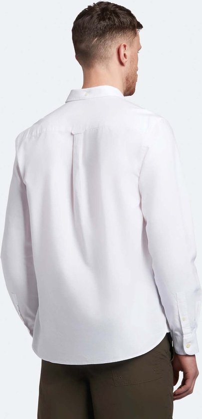 Lyle and Scott - Chemise Wit - Taille L - Coupe regular
