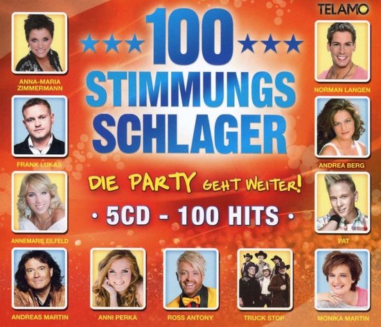 Various Artists - 100 Stimmungsschlager, Die Party Geht Weiter