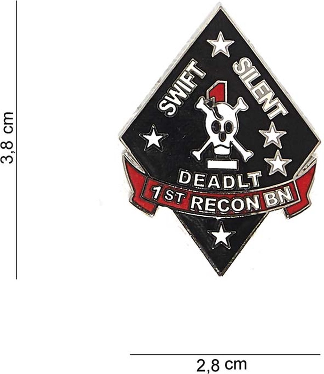 Embleem metaal Ranger battalion pin