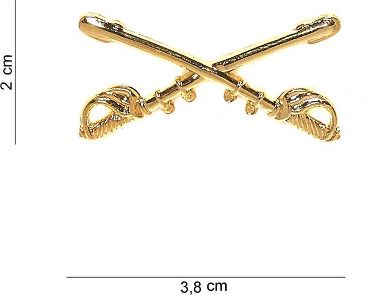 Embleem metaal Sabel set pin