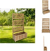 vidaXL Plantenrek Bamboe - 70 x 30 x 135 cm - Weerbestendig - Eenvoudig te monteren - Bloempot