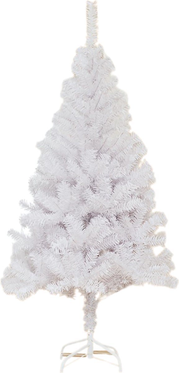 Livano Kerstboom - Kerstversiering - Kunststof - Kunstmatige Kerstbomen - Kerst - Kunstkerstboom - 120 cm - Christmas Tree - Artificial Christmas Tree - Wit