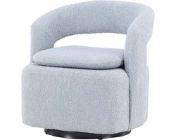 Laurel fauteuil draaifunctie blauw.