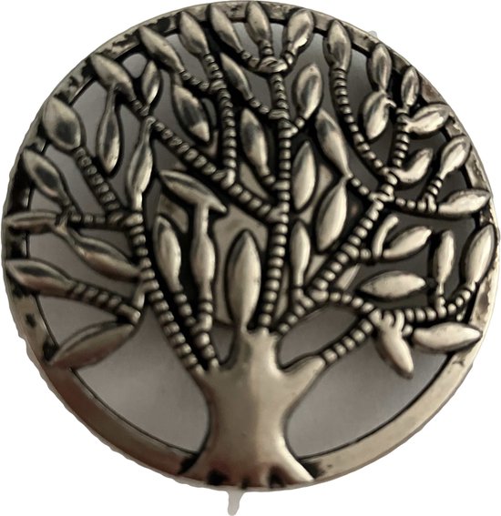 Petra's Sieradenwereld - Magneetbroche levensboom/tree of life