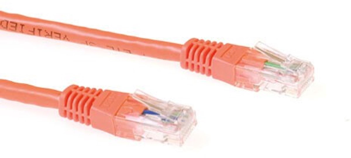 ACT IB4320 U/UTP CAT6A Patchkabel Oranje - 20 meter
