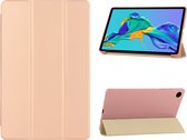 Hoes Geschikt voor Samsung Galaxy Tab A9 hoes – tri-fold bookcase met auto/wake functie - 8.7 Inch – Rosegoud