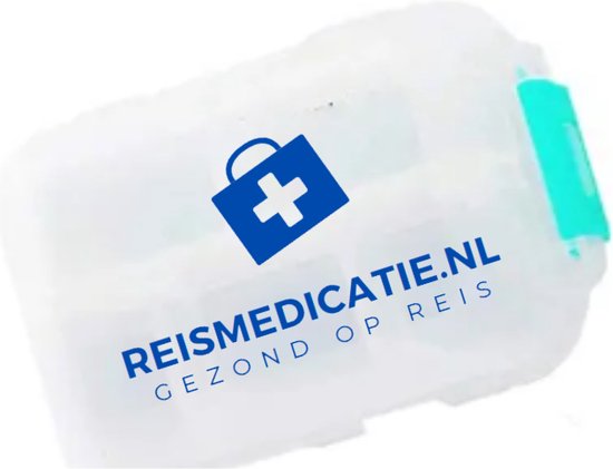 Reismedicatie pillendoosje met 10 vakjes - ideaal voor om jouw
