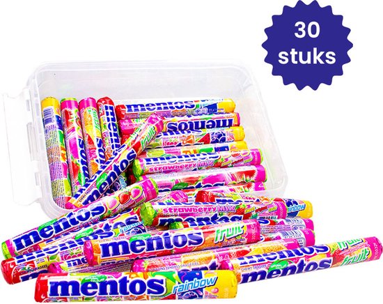 Bonbons aux fruits Mentos - 40 rouleaux