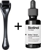 Bioliox™ Haaruitval Combi Deal: Scalp Stimulation Micro Roller + GRATIS Serum - Dermaroller voor Haargroei - Zichtbare Resultaten in 90 Dagen - Voor Dikker Haar - Minoxidil alternatief - Veganistisch