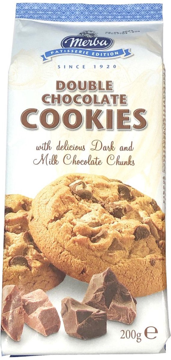 Merba Chocolate cookies 12 pakken x 200 gram