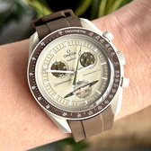 MoonSwatch horlogebandje - Bruin Solid