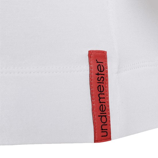 Undiemeister® T-shirt Slim Fit Wit Col Rond Chalk White