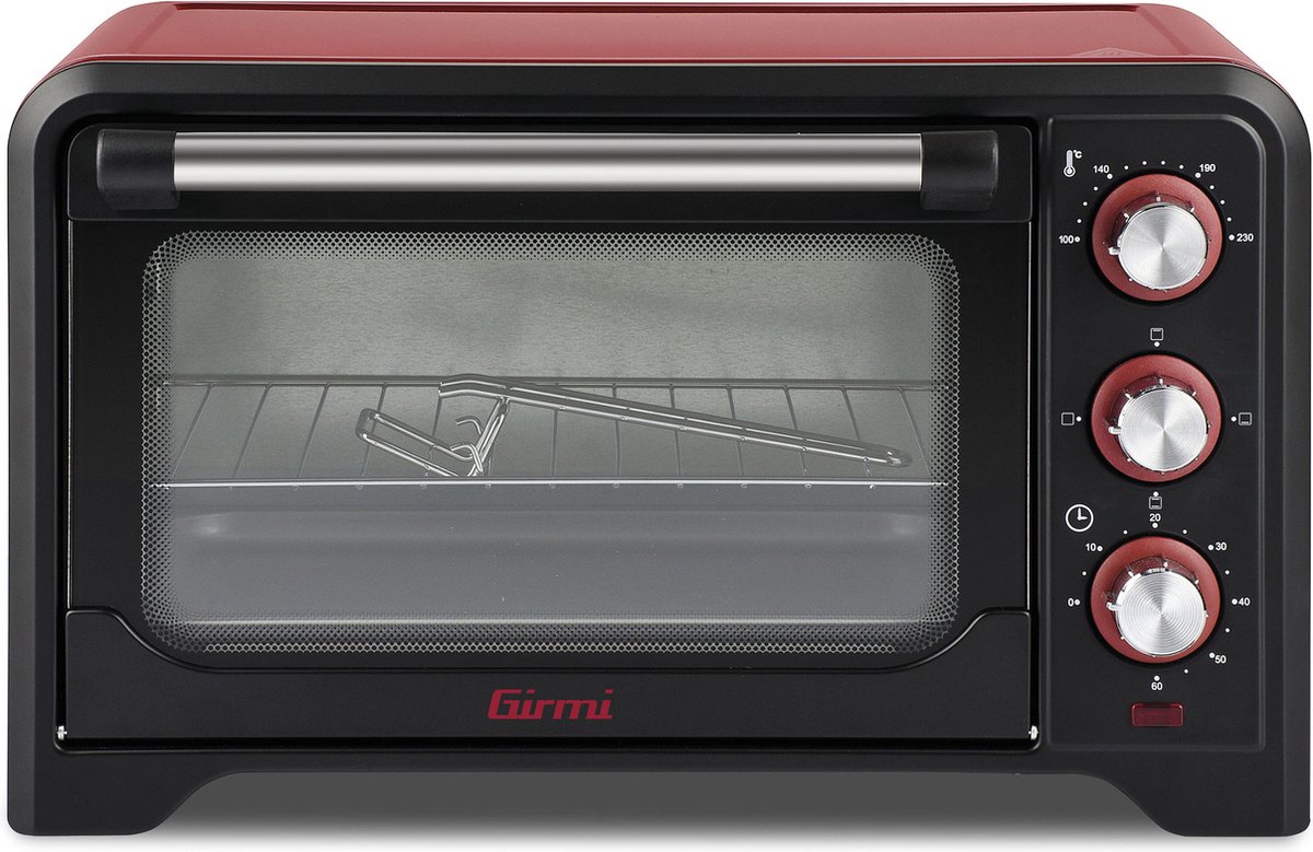 Girmi FE20 20 l 1380 W Zwart, Rood Grill