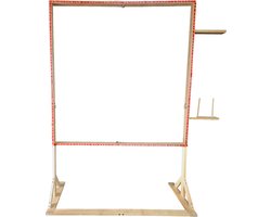 Tufting Frame - 140x140cm - Staand met Garen Houder - Voor Tuften Gun - Tuft Frame Beginnerspakket zonder Cloth/Doek