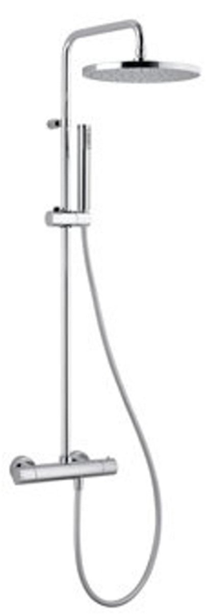 Plieger Royal - doucheset met stortdouche Ø25cm + handdouche - thermostatisch - chroom