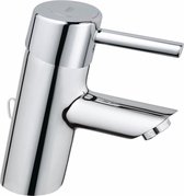 GROHE Concetto wastafelmengkraan eengreeps, met keramische schijven, flexibele aansluitslangen en temperatuurbegrenzer chroom