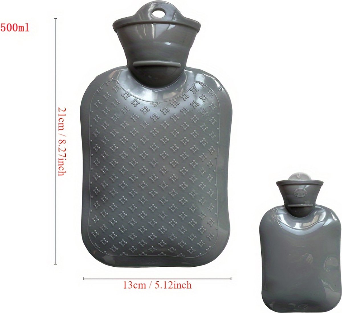 Livano Warmwaterzak - Warmtekussen - Warmwaterkruik - Warmtekruik - Knuffel - Kruik - Bag - Met Hoes - Roze - 500ML – foto 4