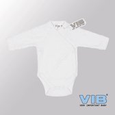VIB® - Rompertje Luxe Katoen - Geweven (Wit) - Babykleertjes - Baby cadeau