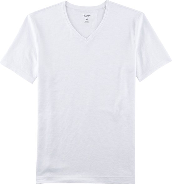 OLYMP Level Five Casual body fit T-shirt - gebroken wit - Maat: XL